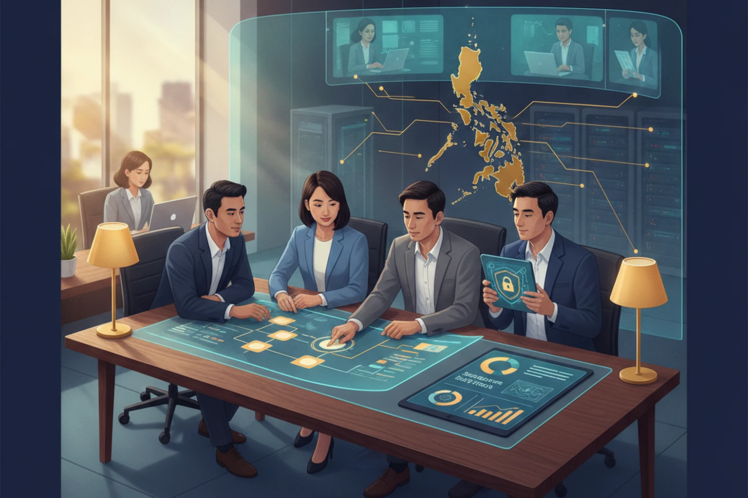 Website Design Operations: Access Recertification Review editorial illustration