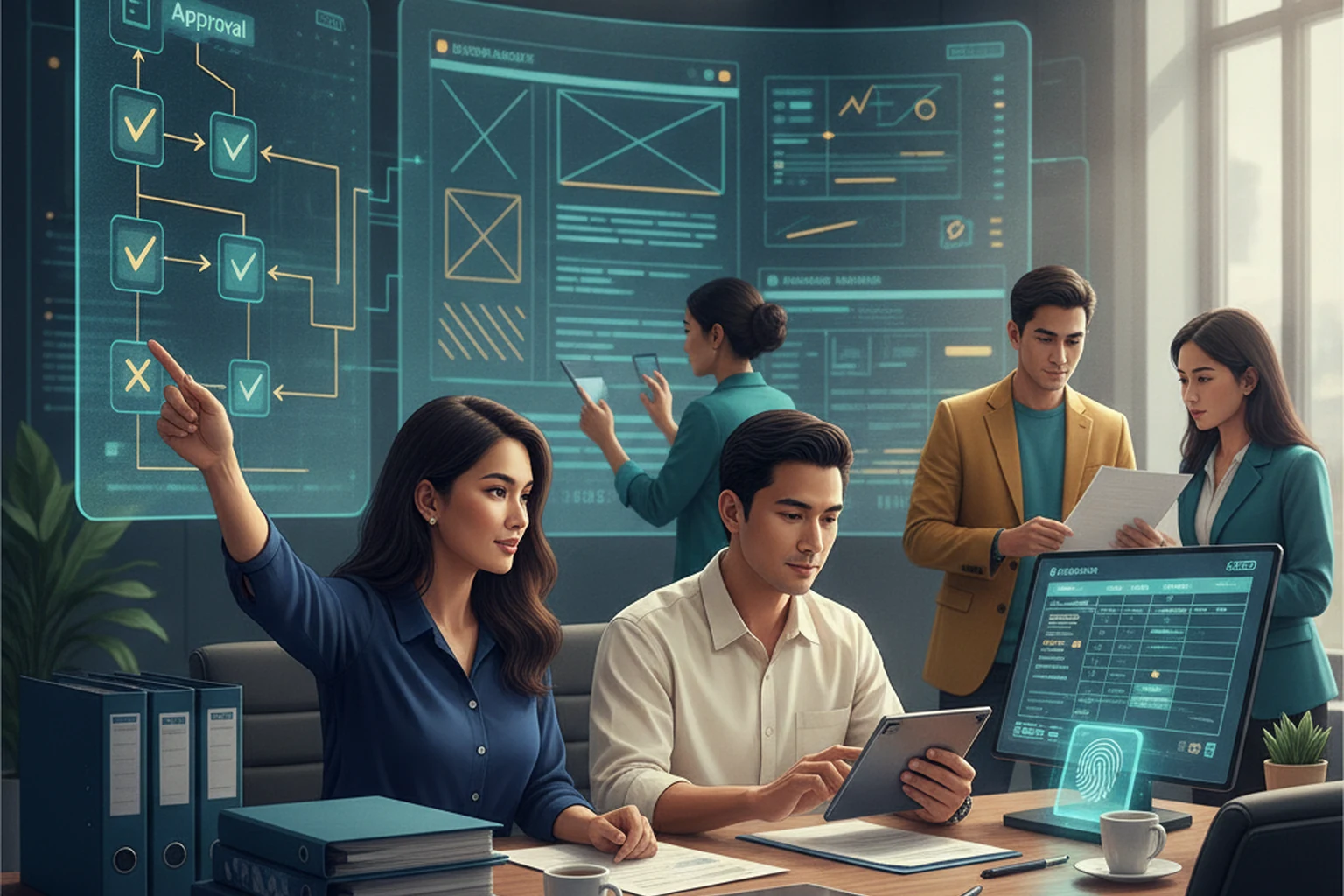 Website Design Operations: Handoff Acceptance Log editorial illustration