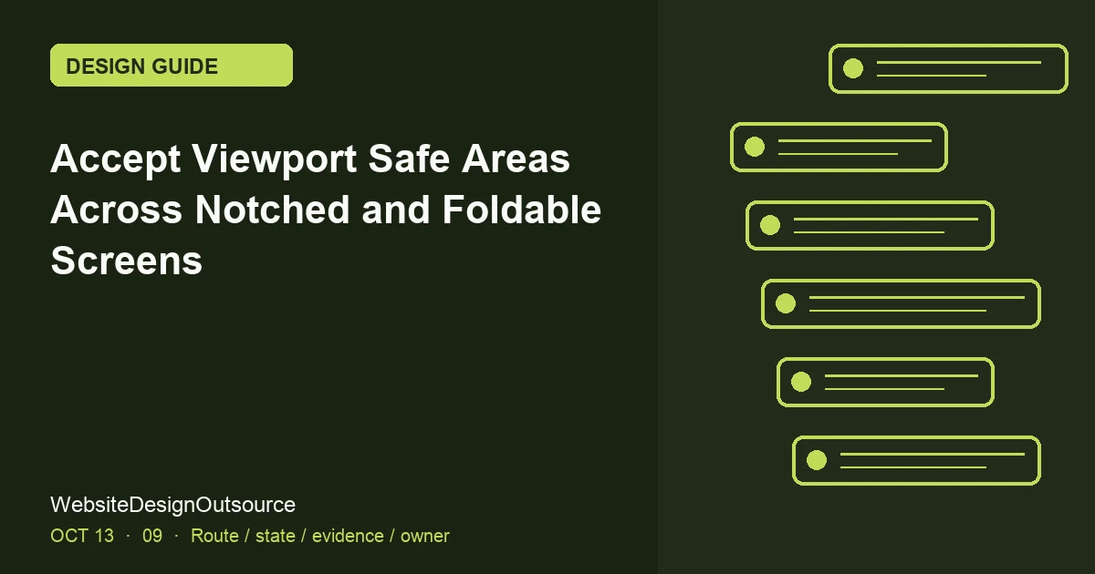 Visual guide for Accept Viewport Safe Areas Across Notched and Foldable Screens