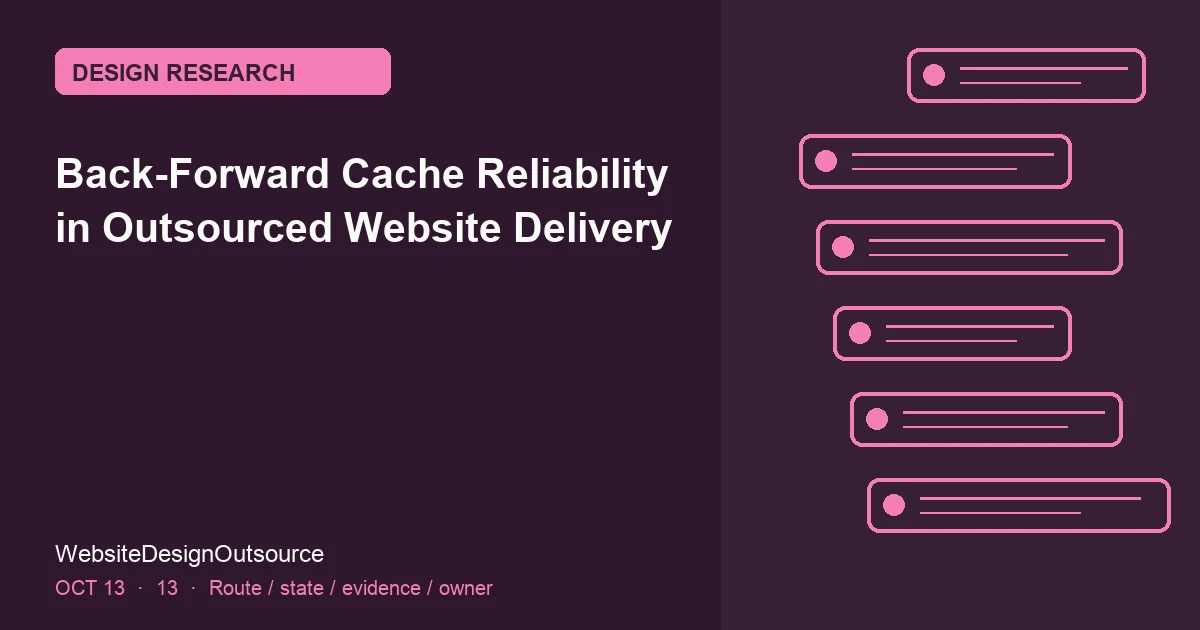Visual guide for Back-Forward Cache Reliability in Outsourced Website Delivery