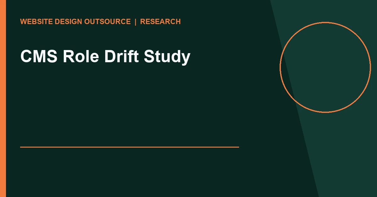 Visual guide for CMS Role Drift Study