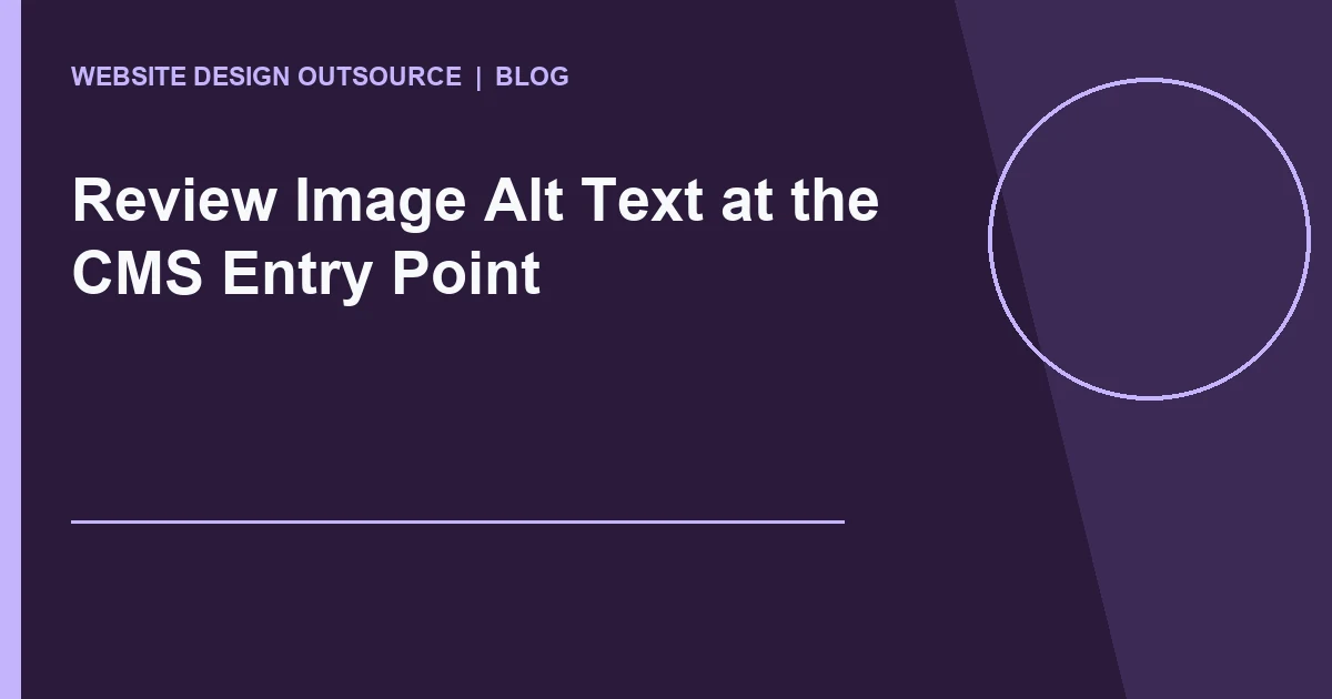 Visual guide for Review Image Alt Text at the CMS Entry Point