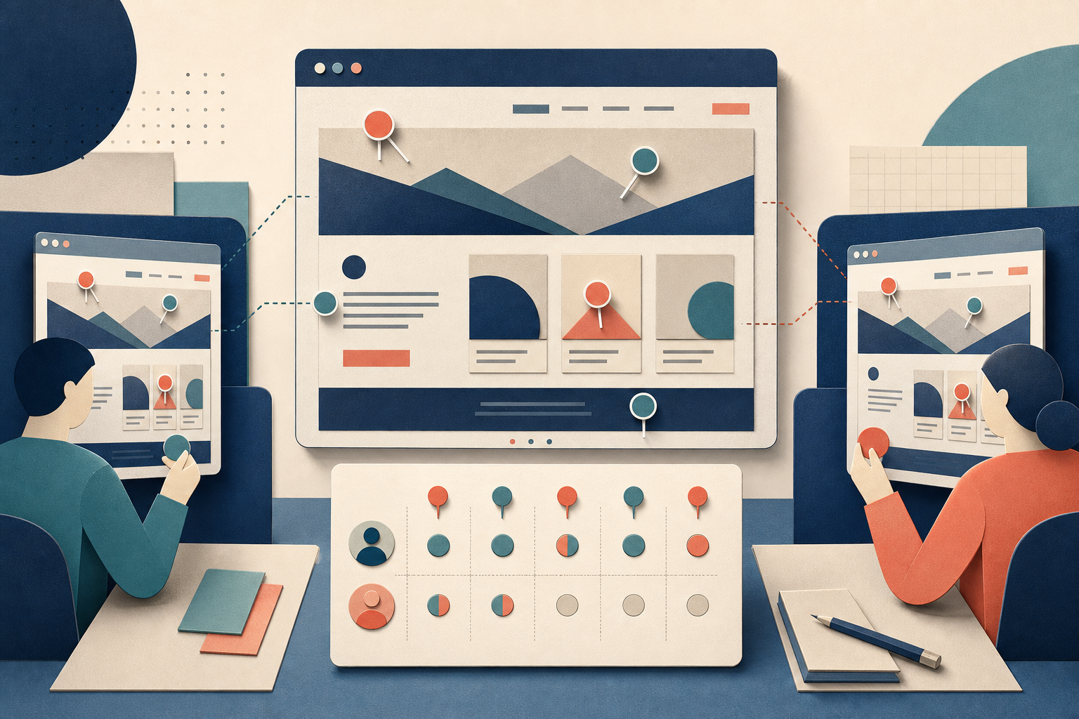 Can Two Reviewers Reproduce the Same Outsourced Website Design Finding? editorial illustration
